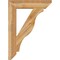 Ekena Millwork Funston Slat Rough Sawn Bracket, Western Red Cedar, 6"W x 32"D x 44"H BKT06X32X44FST06RWR - alternate 2